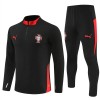 Portugal Trænings Sweatshirt Dragt 2025-26 Sort Kvart-Zip